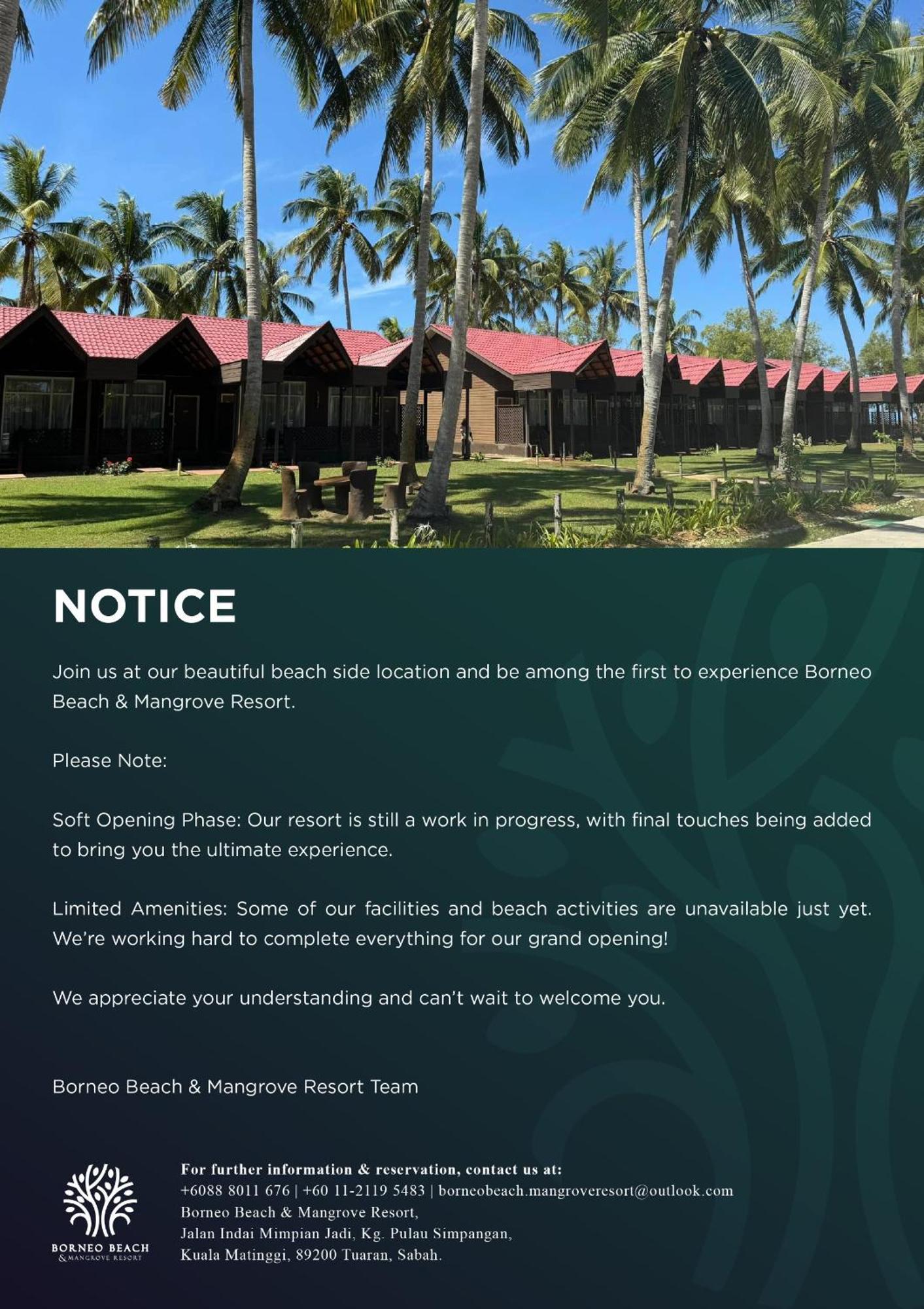 Borneo Beach & Mangrove Resort Tuaran Экстерьер фото